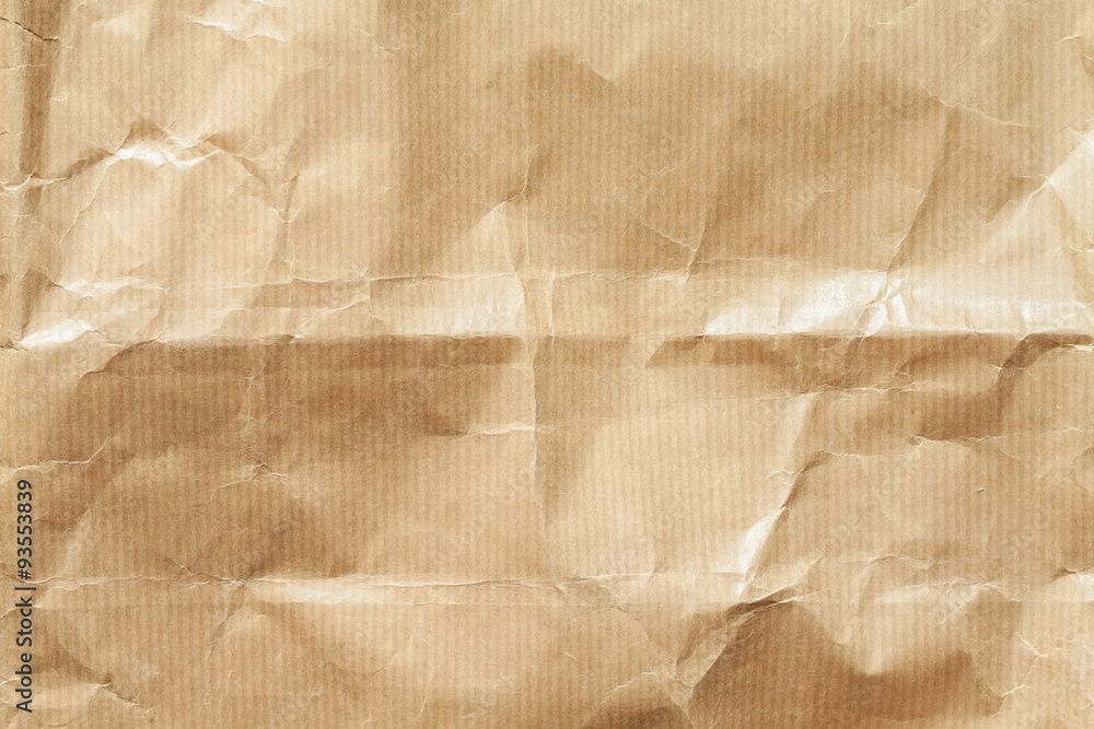 Vintage crumpled paper