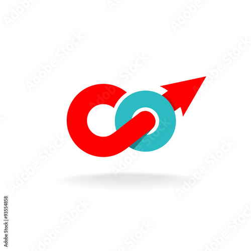 Go word motivation monogram logo