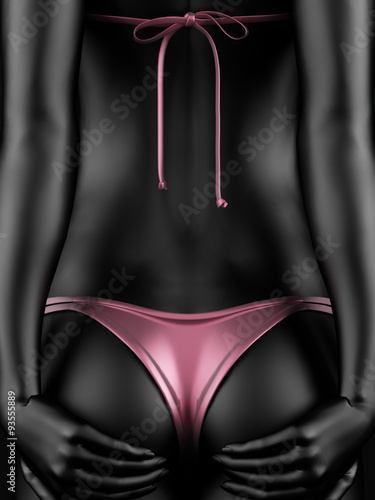 Woman wearing a bikini