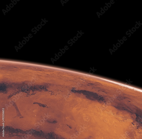 Fototapeta Naklejka Na Ścianę i Meble -  Mars - Ausschnitt, Oberfläche