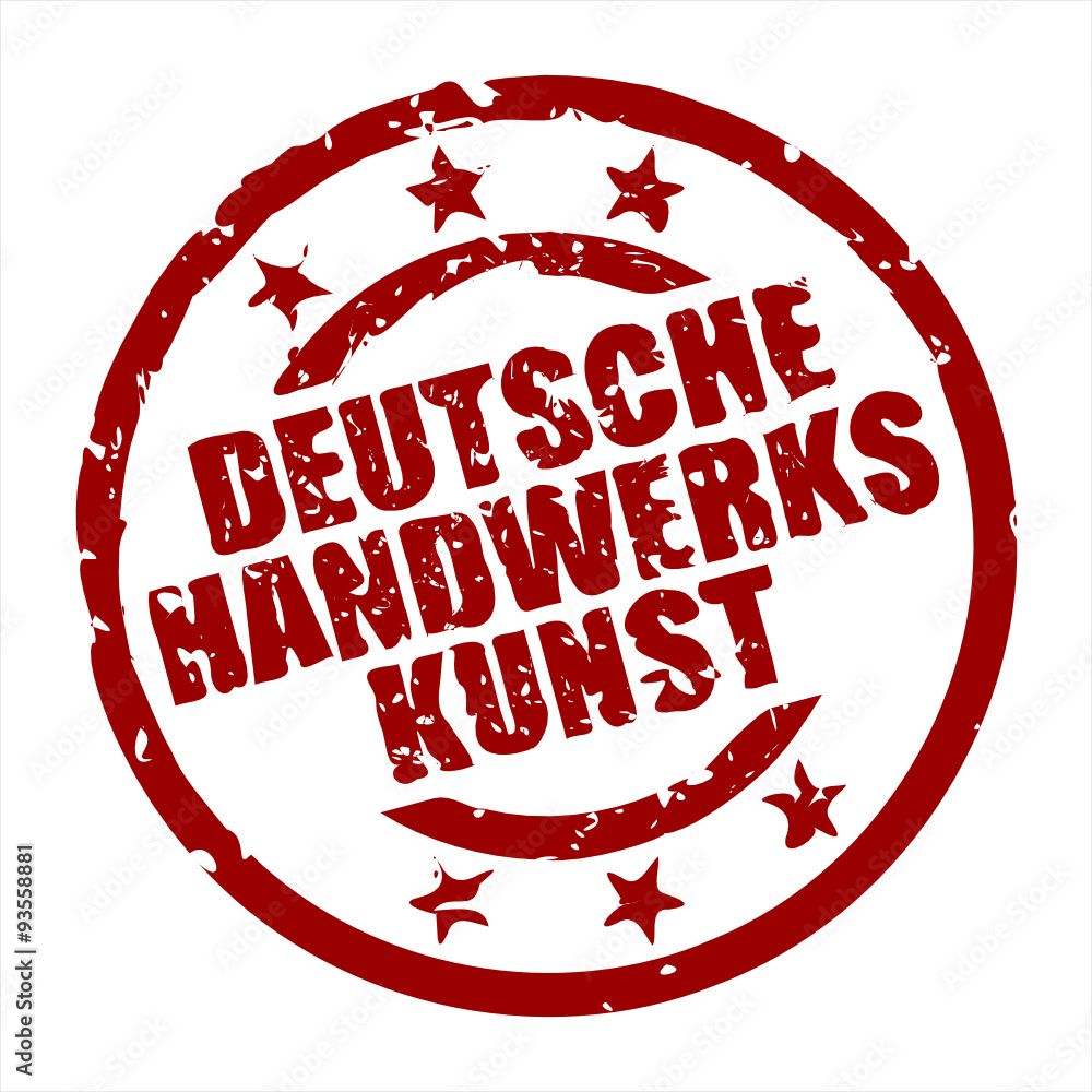 stempel deutsche handwerkskunst I stempel deutsche handwerkskunst I