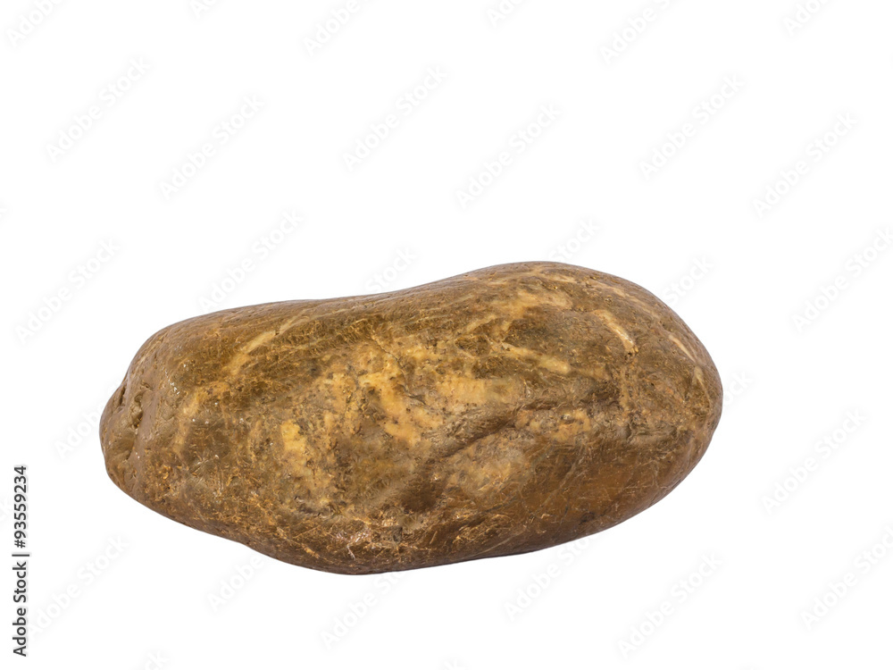 Grungy rock isolated on white Grungy rock isolated on white