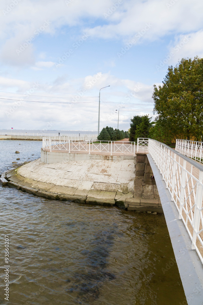 The Gulf of Finland in the Park Peterhof