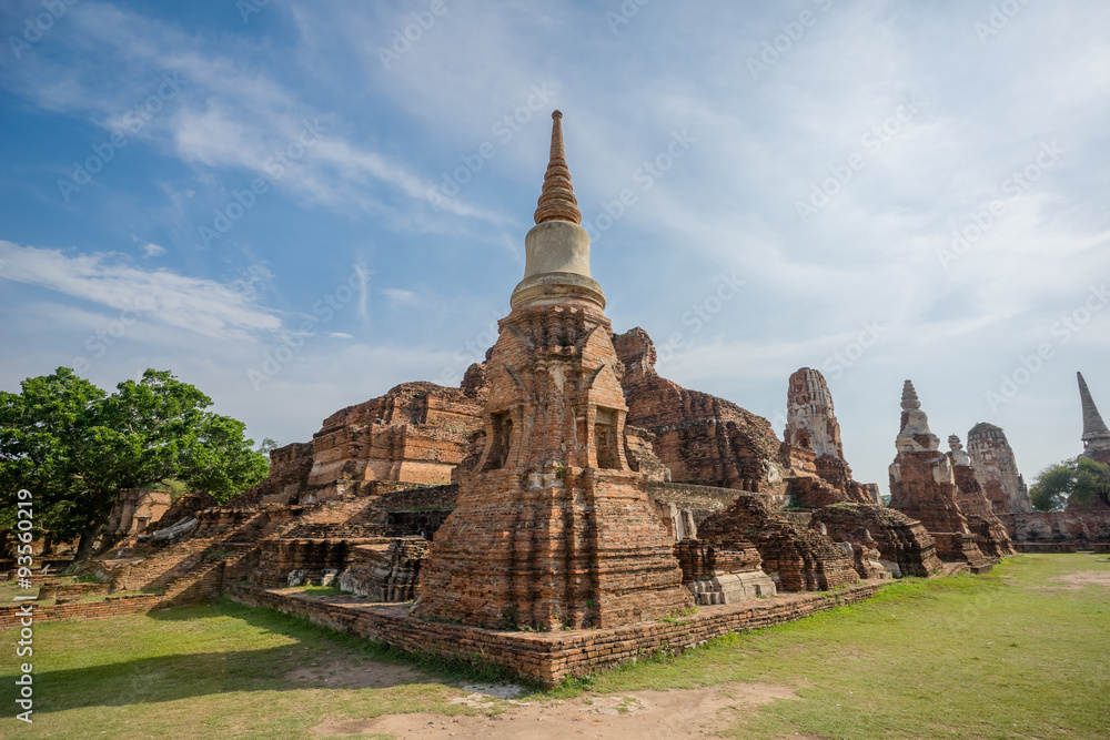 Old Temple wat Chaiwatthanaram of Ayutthaya Province( Ayutthaya