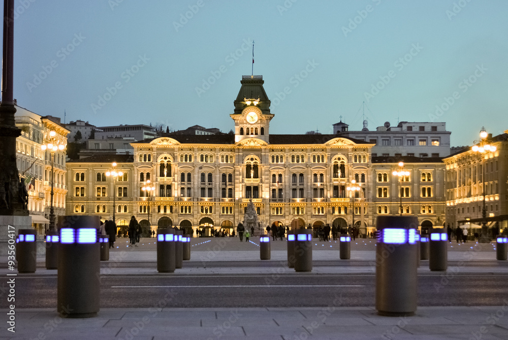 The City Hall of Trieste (northern Italy)