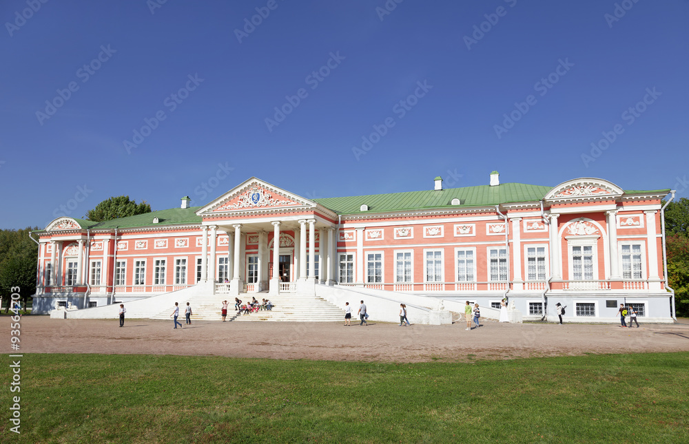 Kuskovo estate of the Sheremetev family summer day