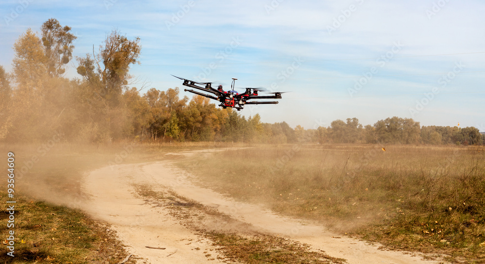 Fototapeta premium Octocopter, copter, drone