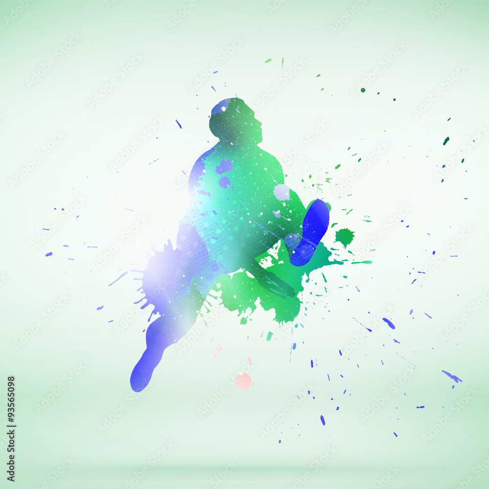 Fototapeta premium Dancer silhouette