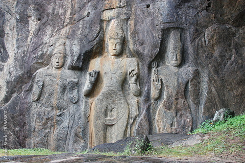 Buduruwagala Buddha in Sri Lanka