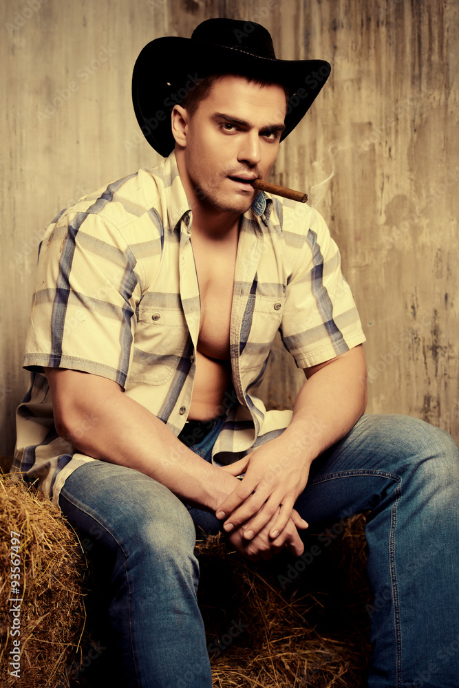 Obraz premium western style