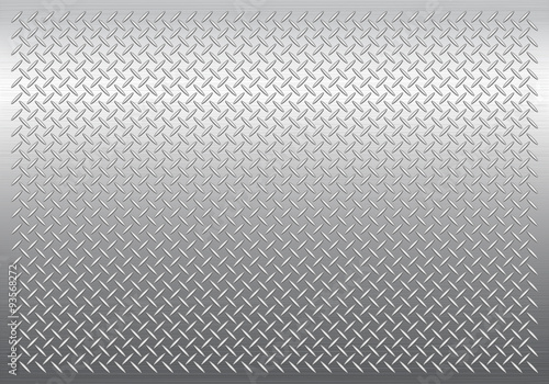 Gray metal background, vector pattern texture