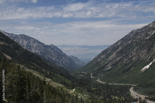 Salt Lake Valley from Little Cottonwood Canyon 2015-10-26 photo