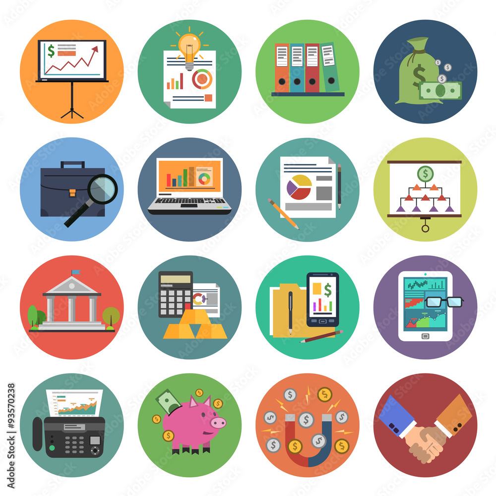 Finance Icon Flat Finance Icon Flat