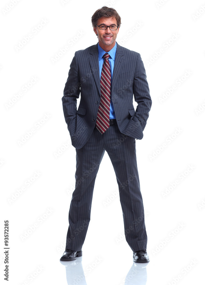 Handsome businessman. Handsome businessman.