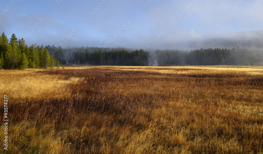 Fall in the Upper Geyser Basin