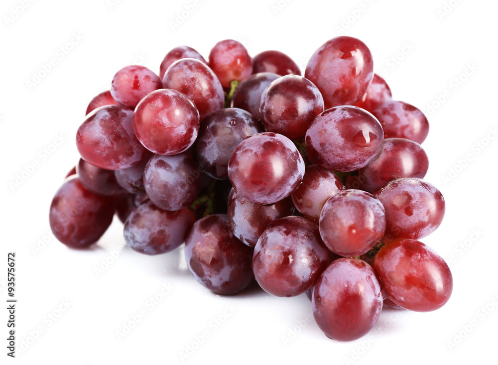 Red grape isolated on white Red grape isolated on white