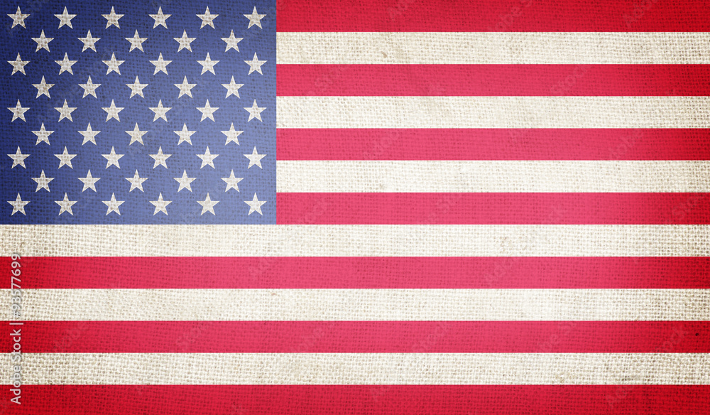 Fototapeta premium Grunge USA Flag