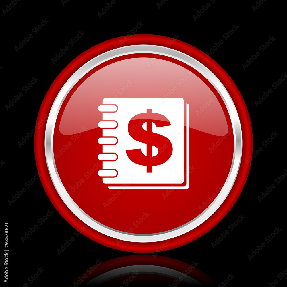 money red glossy cirle web icon on black bacground money red glossy cirle web icon on black bacground