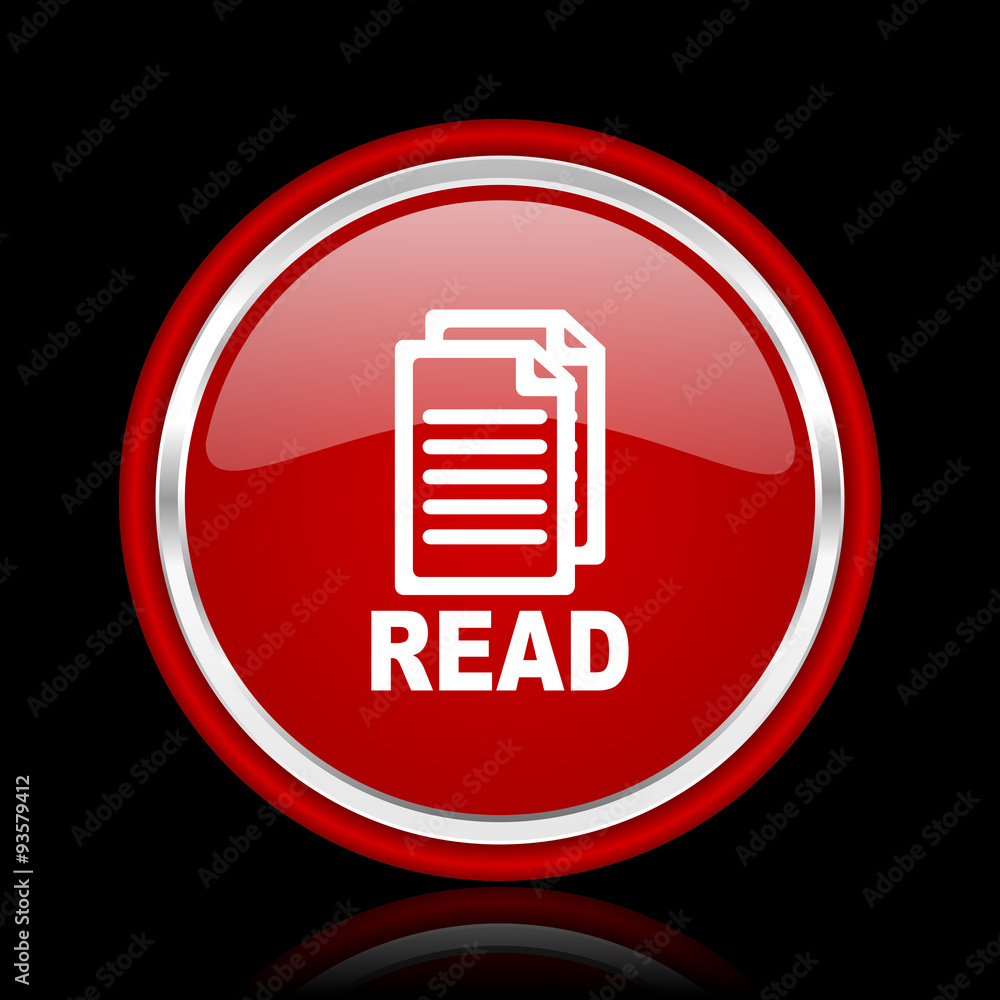 read red glossy cirle web icon on black bacground read red glossy cirle web icon on black bacground