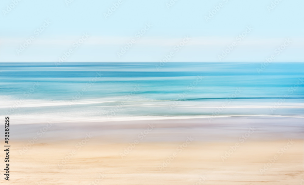 Obraz premium Hi-Key Streszczenie Seascape