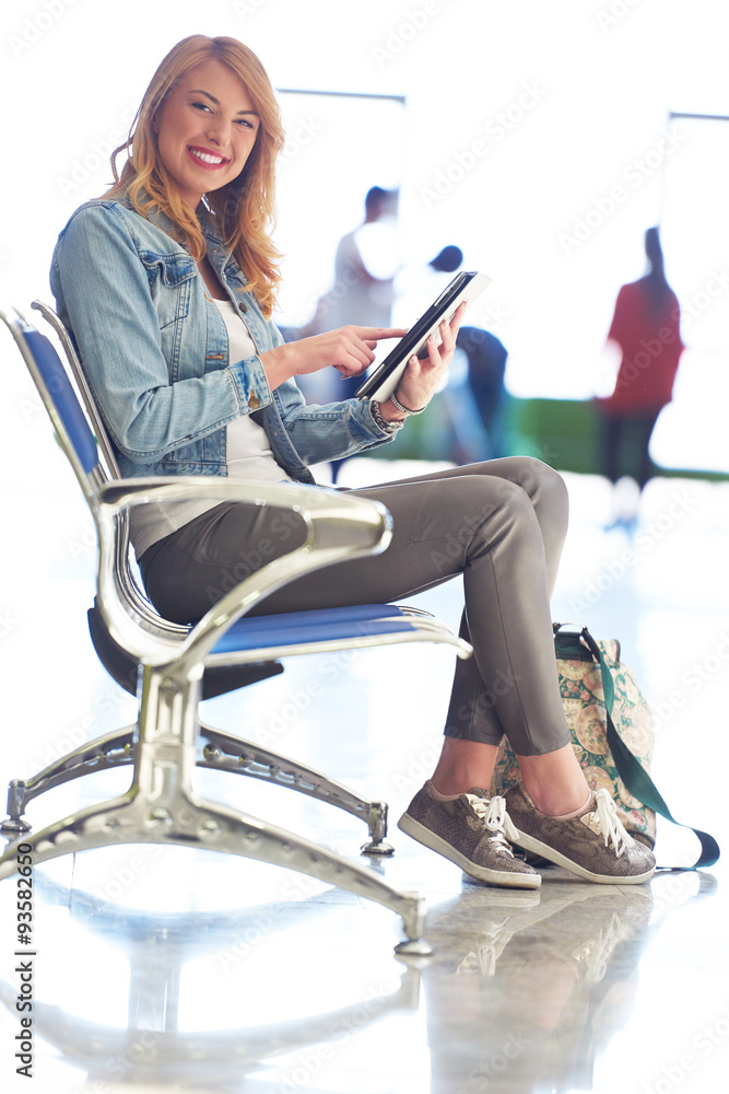 student girl with laptop computer student girl with laptop computer