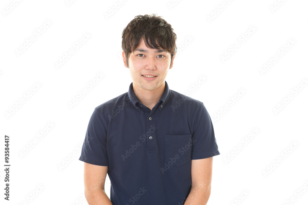 笑顔の青年 笑顔の青年