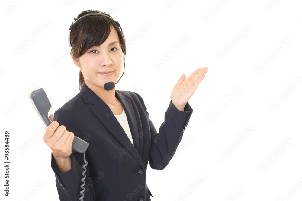笑顔のオペレーター 笑顔のオペレーター