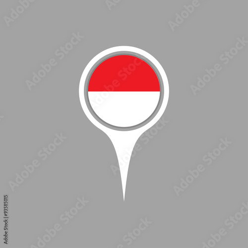 indonesia flag,pin Free Download indonesia flag,pin - GFXLoad