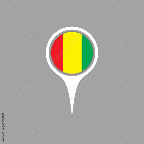 guinea flag,pin Free Download guinea flag,pin - GFXLoad