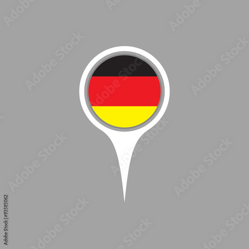 Free Download germany flag,pin - GFXLoad