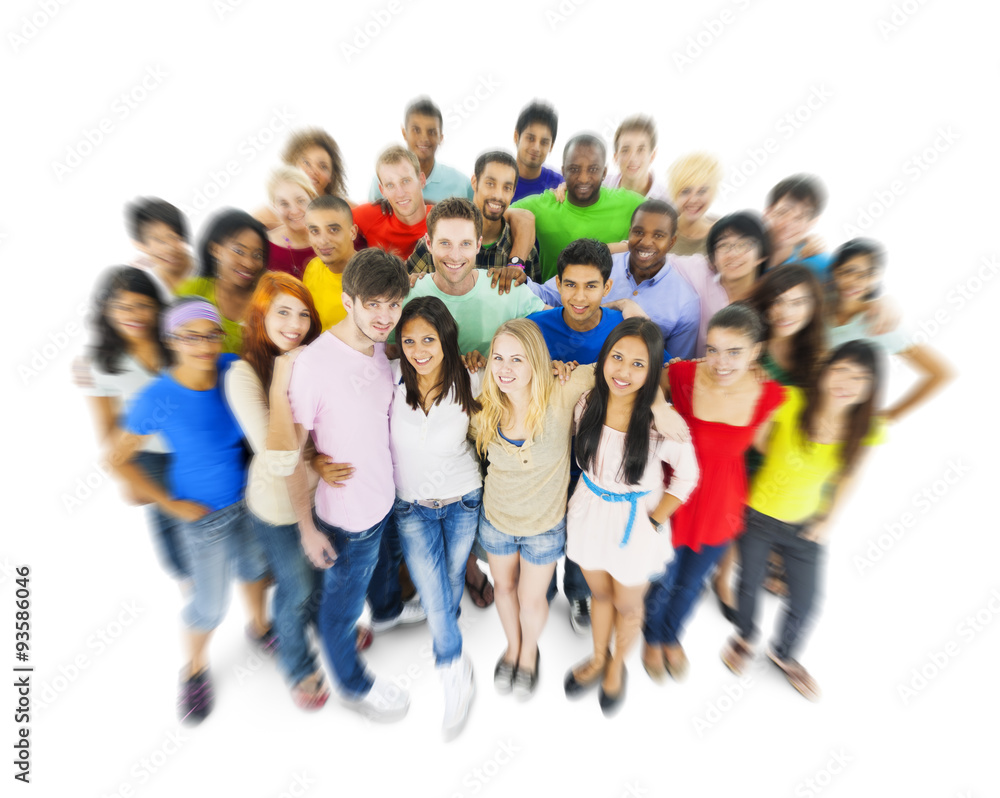 Obraz premium Diversity Students Teamwork Youth Culture Concept