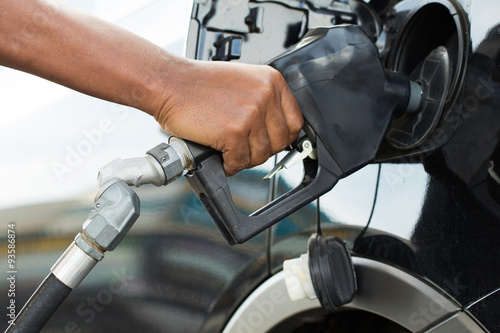 Man getting gas