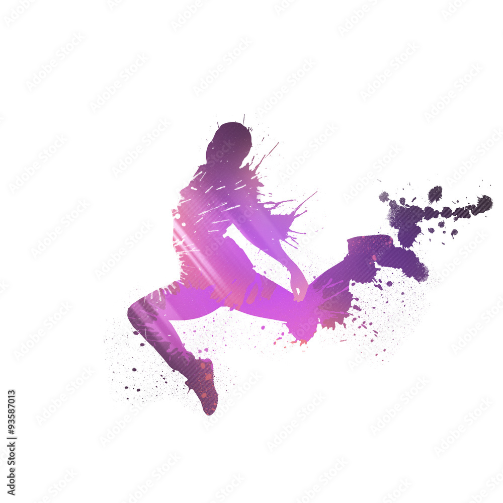 Dancer silhouette