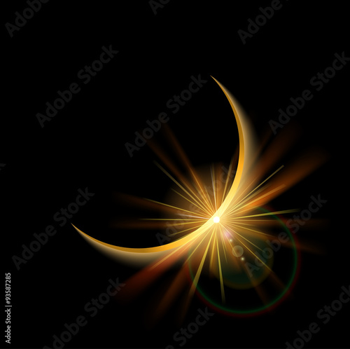 Space planet of background