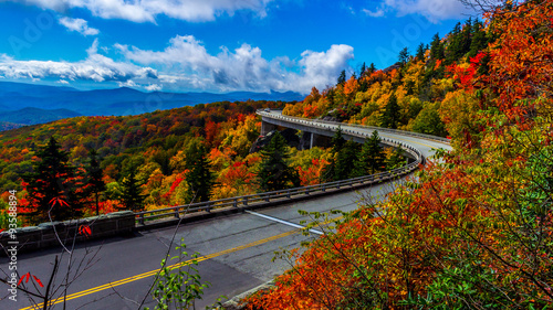 Linn Cove Viaduct on the Blue Ridge Parkway, North Carolina