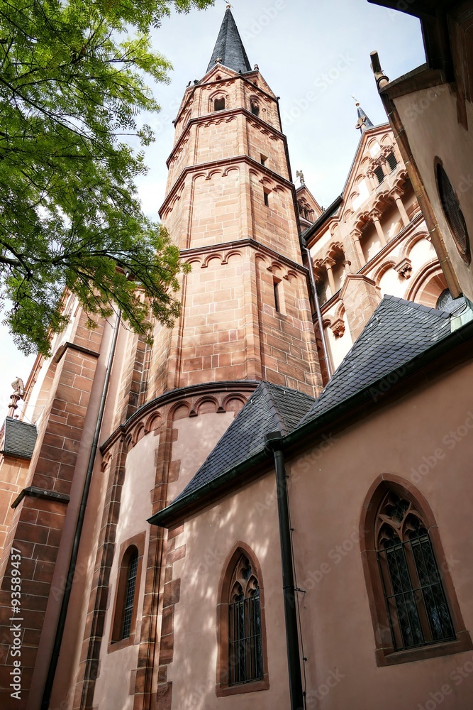 Kirchturm Marienkirche Gelnhausen 
