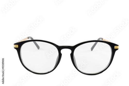 fashionable glasses. Isolated on a white background.