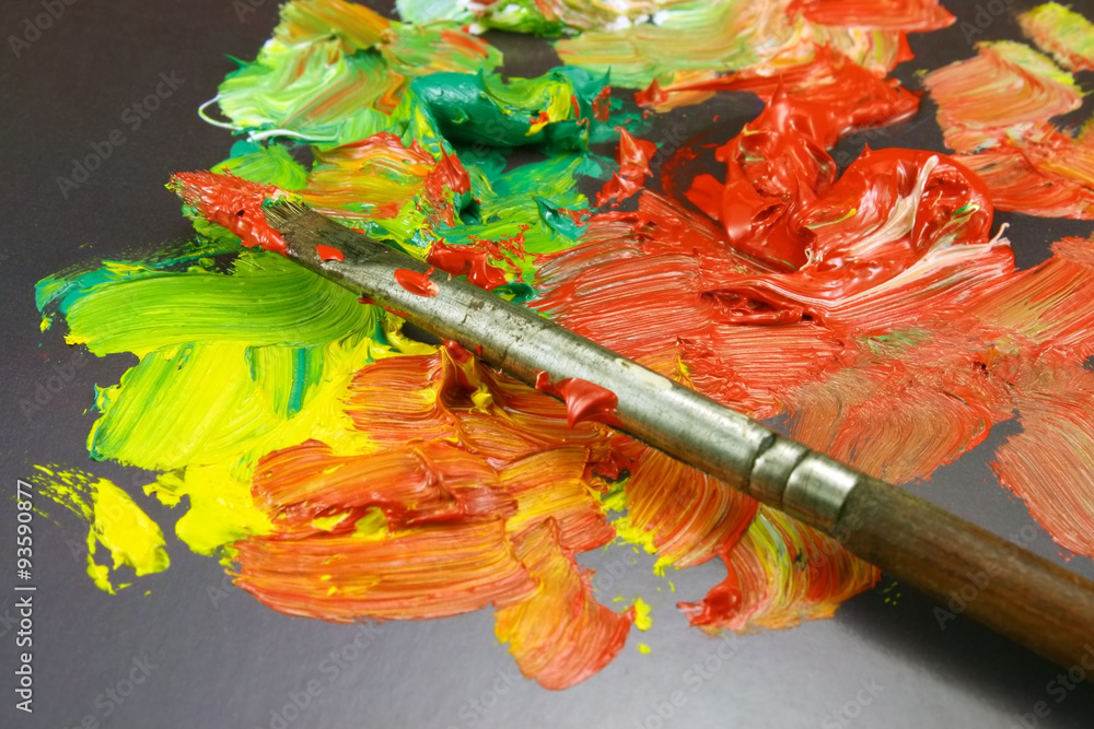 Obraz premium Watercolor paints for drawing