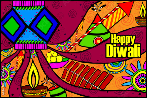 Happy Diwali background