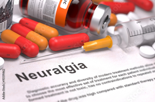 Diagnosis - Neuralgia. Medical Concept. photo