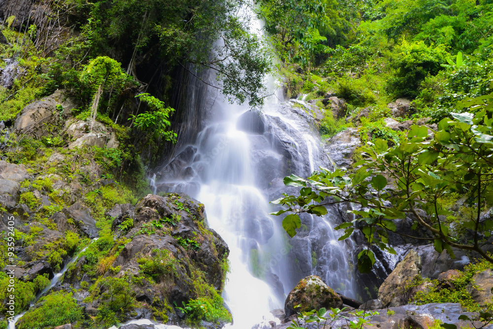 Krok I Dok waterfall in the Forest saraburi,thailand