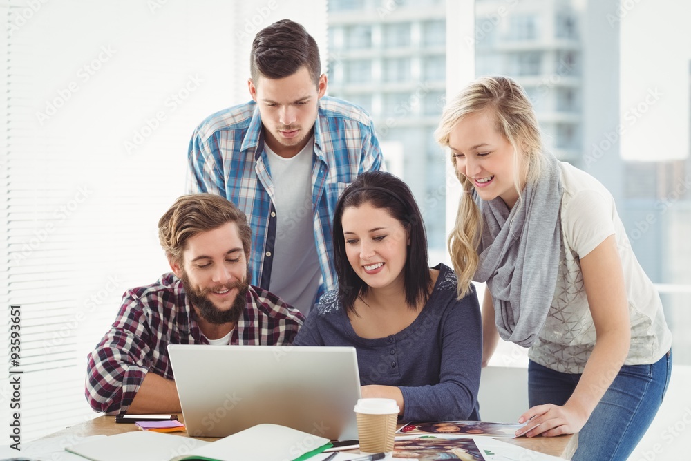 Happy Business people using laptop Happy Business people using laptop