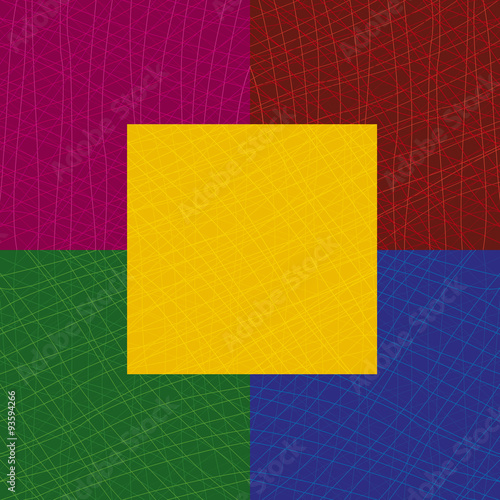 Background of crossing lines. Vector set