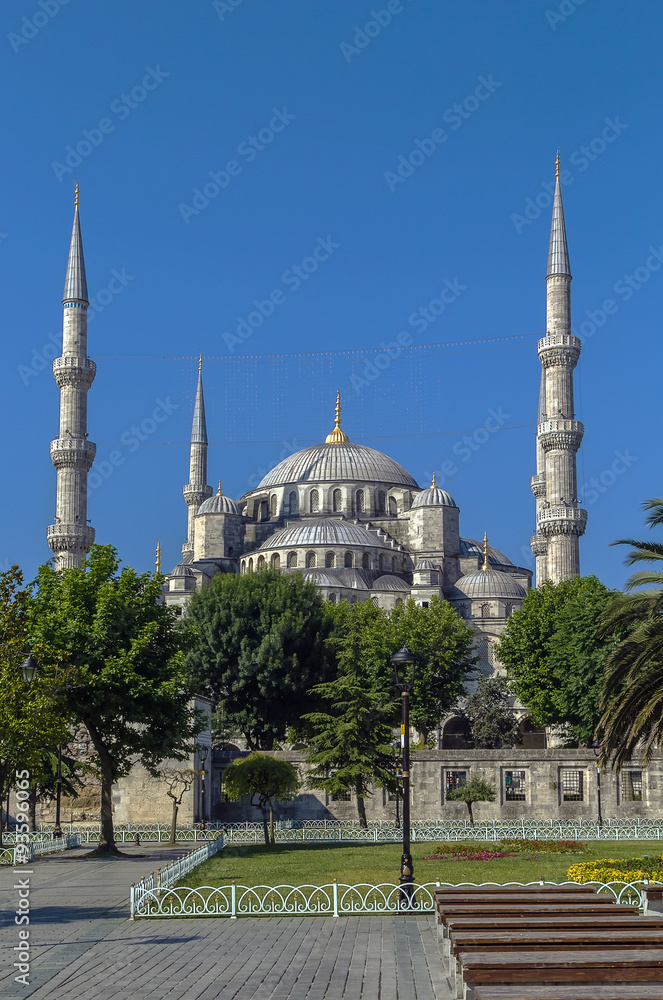 view of Sultan Ahmed Mosque, Istanbul