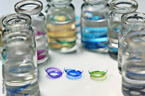 Colored contact lenses, the concept of design vision