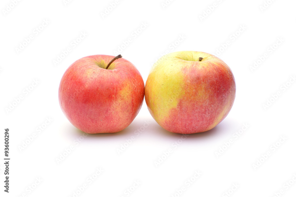 Red apple isolated on white background cutout Red apple isolated on white background cutout