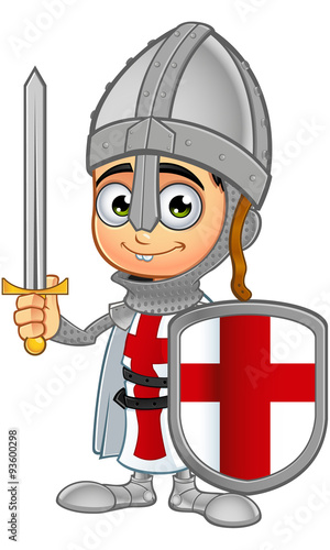 St. George Boy Knight Character