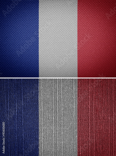 textile flags of France #93600680