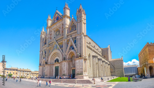Fototapeta Cathedral of Orvieto (Duomo di Orvieto), Umbria, Italy