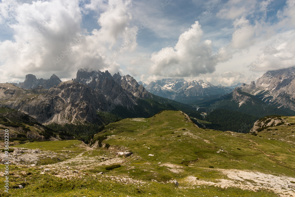 Drei Zinnen Nature Park in Dolomites
